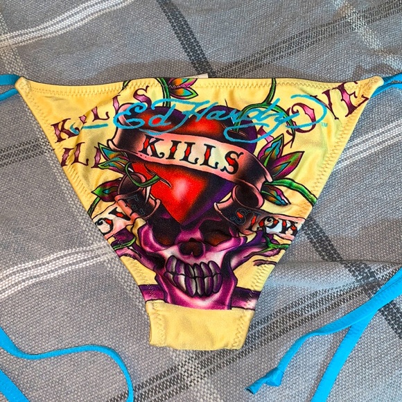SOLD Ed Hardy Bikini Bottoms - Picture 1 of 9